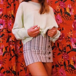 tillys striped skirt